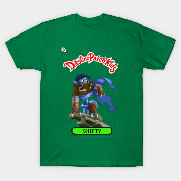 Day One Patch Kids No.7 ( Shifty ) T-Shirt by RottenTanuki